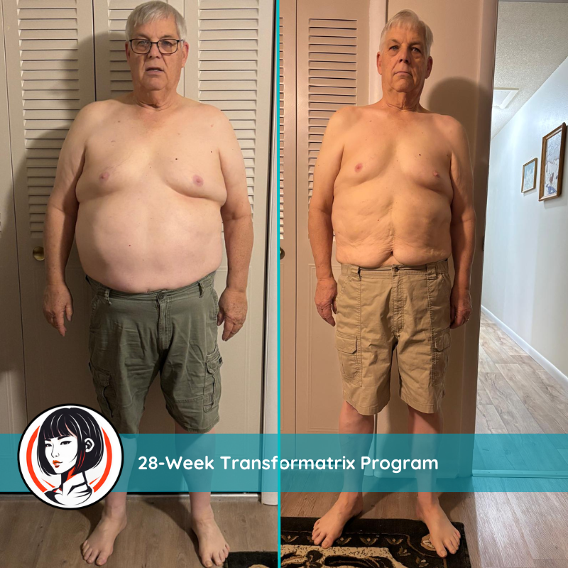 Client transformation photograph